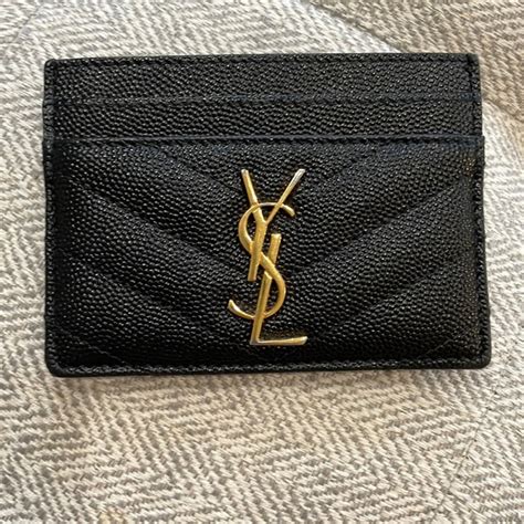 ysl card pouch